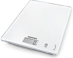 Soehnle keukenweegschaal Compact 300 - digitaal - 1 gram nauwkeurig - tot 5 kg - wit Soehnle keukenweegschaal Compact 300 - digitaal - 1 gram nauwkeurig - tot 5 kg - wit