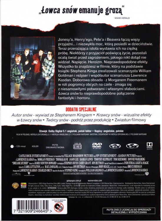 Dreamcatcher, l'attrape-rêves [DVD]