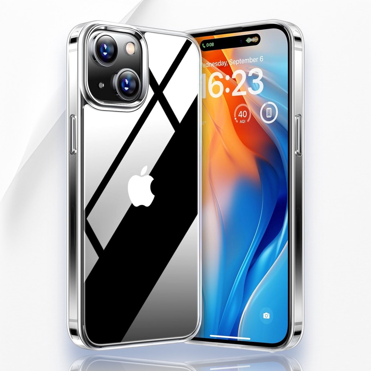 iPhone 15 Siliconen Hoesje - Ultieme iPhone 15 Case Bescherming - Luxe Stevige Hoesje van Premium Kwaliteit voor iPhone 15.