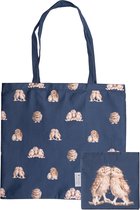Wrendale Opvouwtas - 'Birds of a Feather' Owl Foldable Shopper Bag