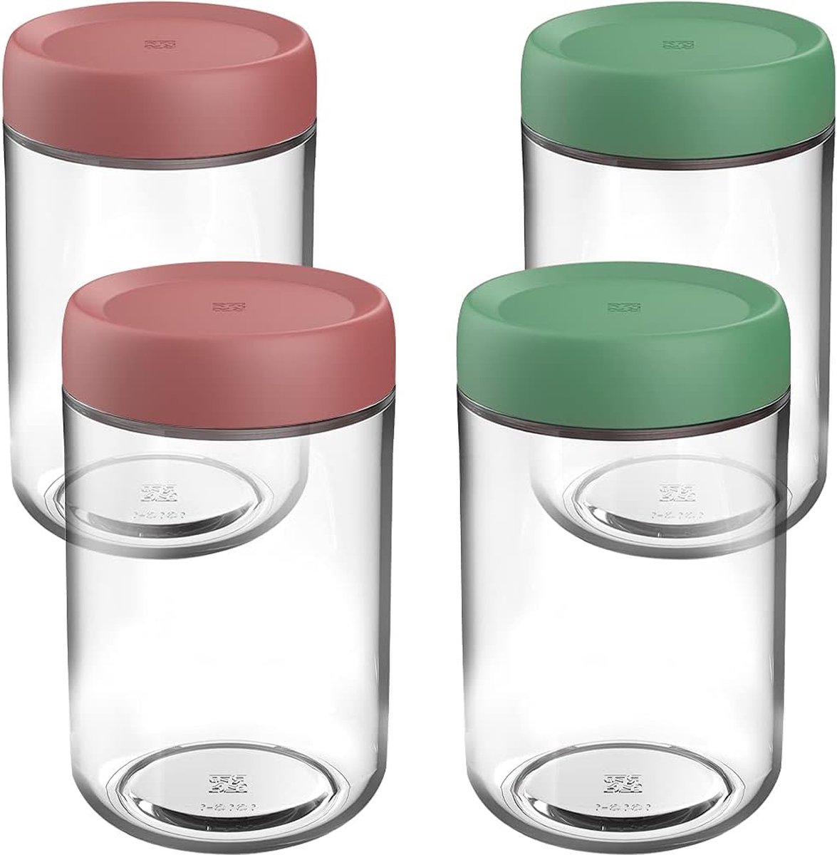 Absovetu Set Van 2 Grote Glazen Voorraadpotten Met Klapdeksel En Siliconen Afdichting Potten Brede Opening Capaciteitsmarkering 4 2 Liter Helder Container Lekvrij Deksel 1445581256
