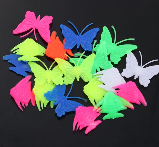 Kinderfiets spaakkralen - 25 vlinder kralen - Gekleurde fietswiel kralen - Kralen voor spaken
