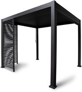 Orion Louvre Shutter Paneel 3,6M voor Orion terrasoverkapping - 113,5 x 238.25 cm - Antraciet - Aluminium - Biedt meer privacy en schaduw onder uw overkapping