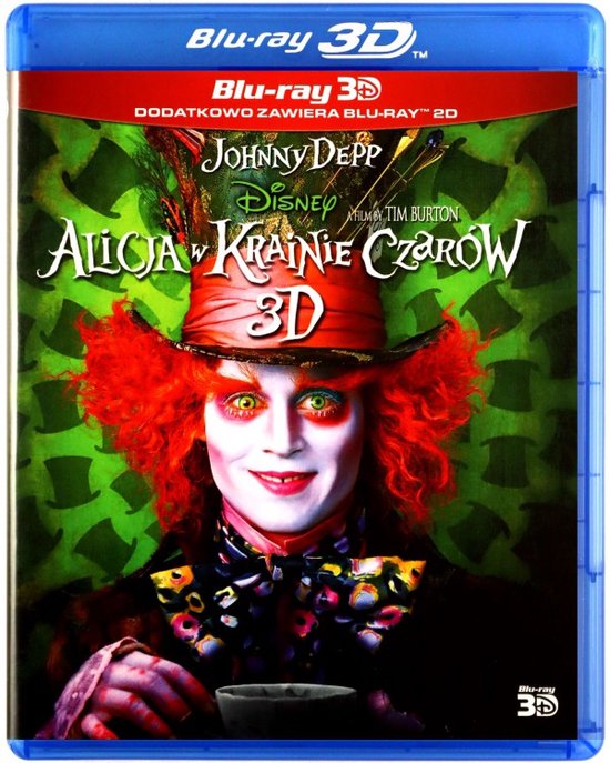 Foto: Alice in wonderland blu ray blu ray 3d 