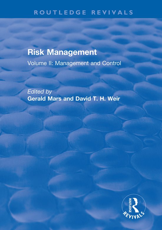 Routledge Revivals- Risk Management - cover