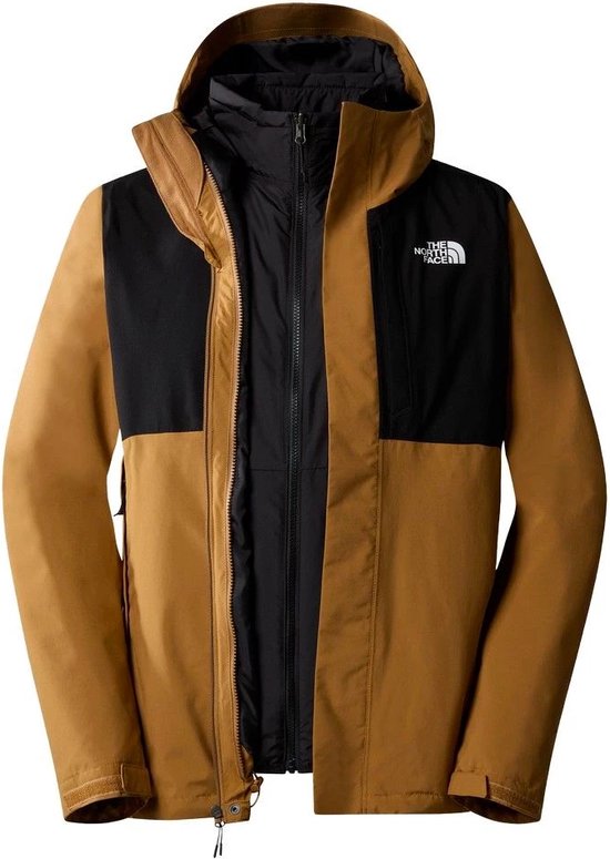 The North Face Carto Triclimate veste d'hiver décontractée homme marron design