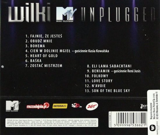 Wilki: MTV Unplugged [CD]