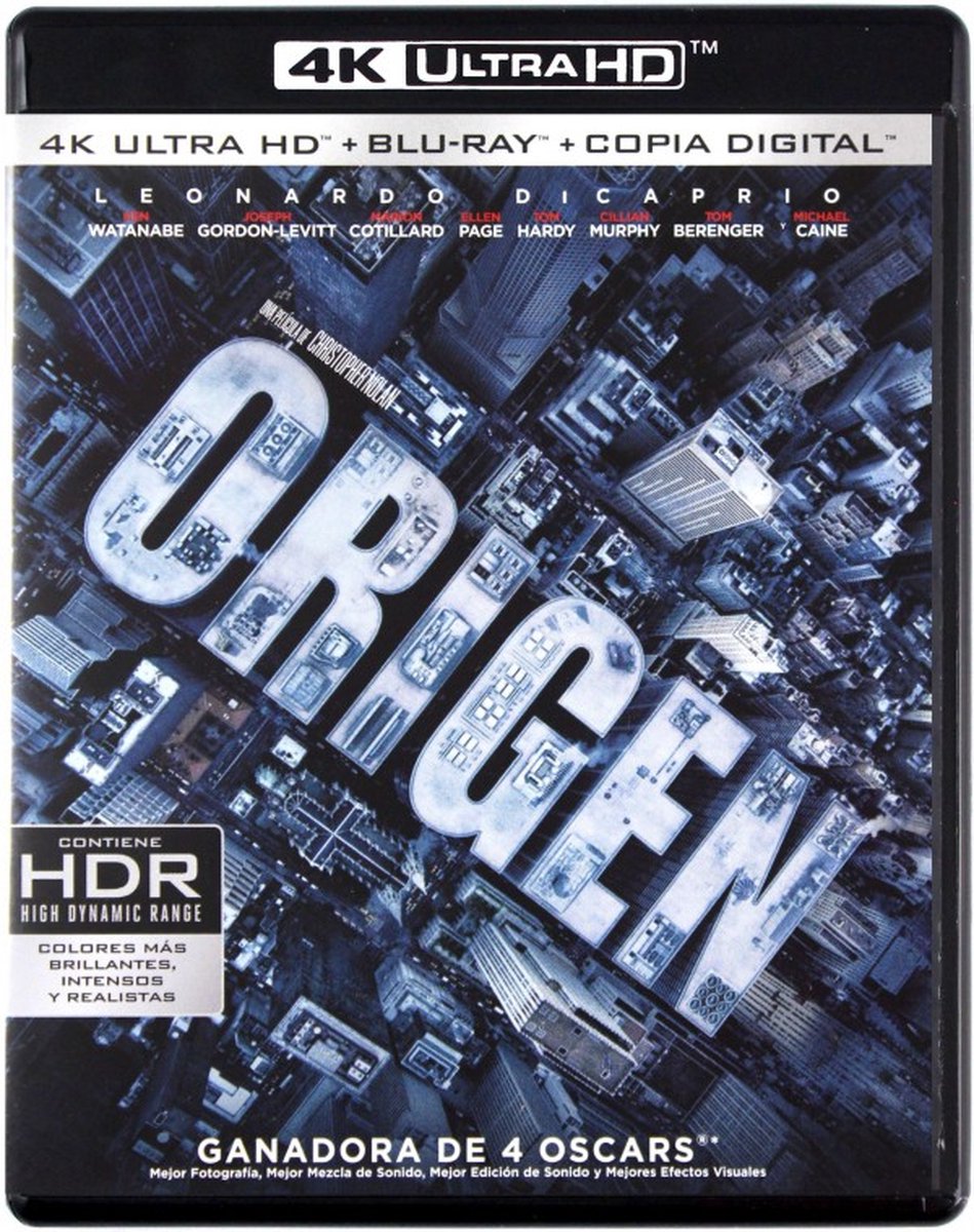 Inception [Blu-Ray 4K]+[2xBlu-Ray]-