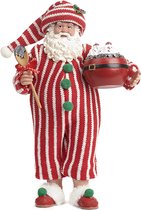 Goodwill - Santa in Pyjama - Polyresin - Rood/wit