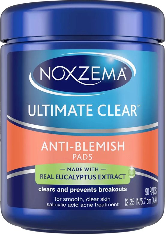 Noxzema Ultimate Clear Anti Blemish Pads Eucalyptus 90ct bol