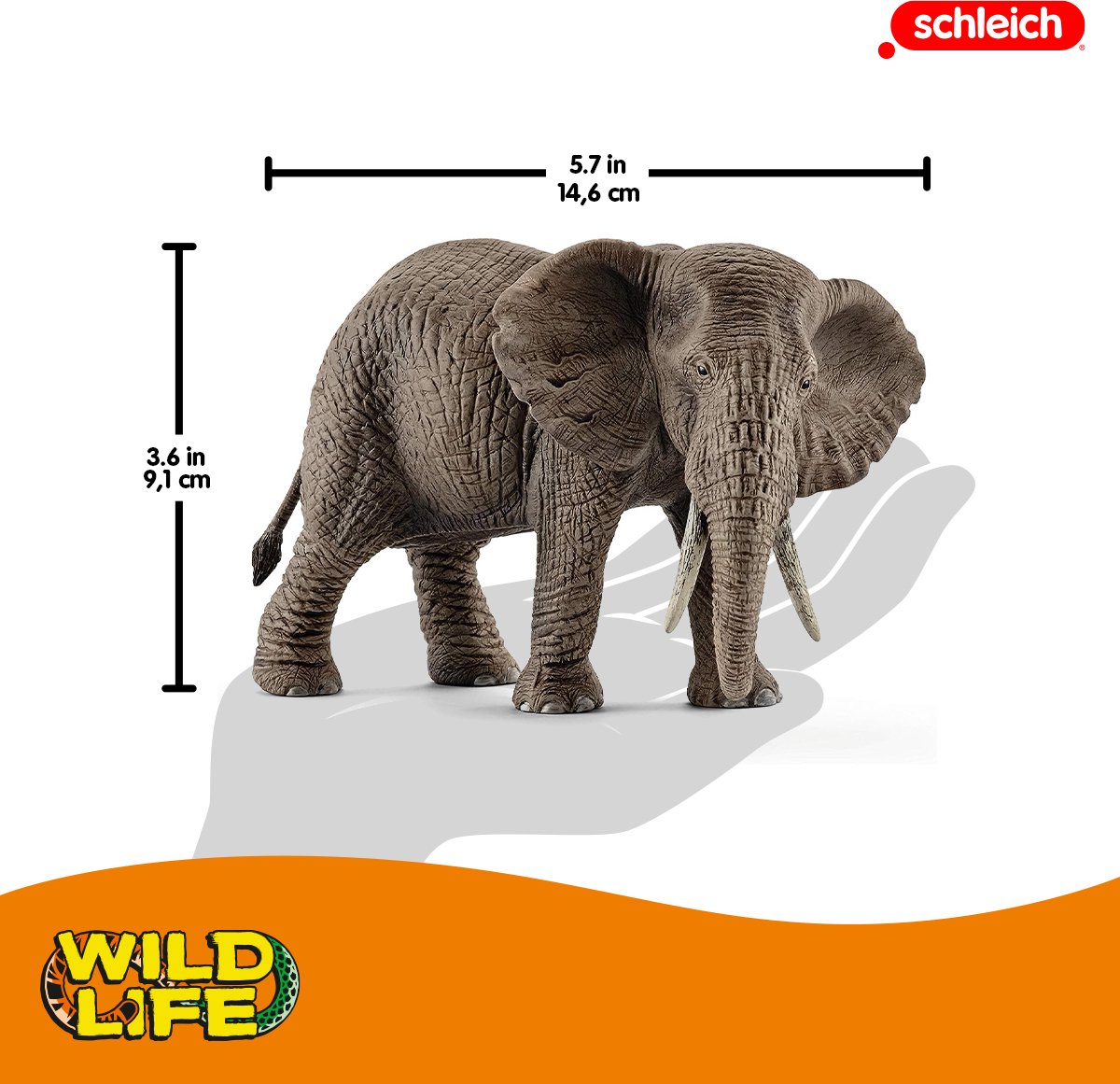 Schleich Wild Life - Afrikaanse olifante - Speelfiguur - 14761� — afbeelding 3