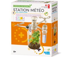 4M Wetenschap En Spel - Bouw Je Eigen Weerstation - Bouwpakket - KidzLabs - Green Science - 5 Jaar