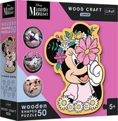 Trefl - Puzzles - "Wood Craft Junior" - In Minnie's world / Disney Minnie_FSC Mix 70%