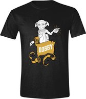 PCMerch Harry Potter - Dobby Banner Click Heren Tshirt - M - Zwart