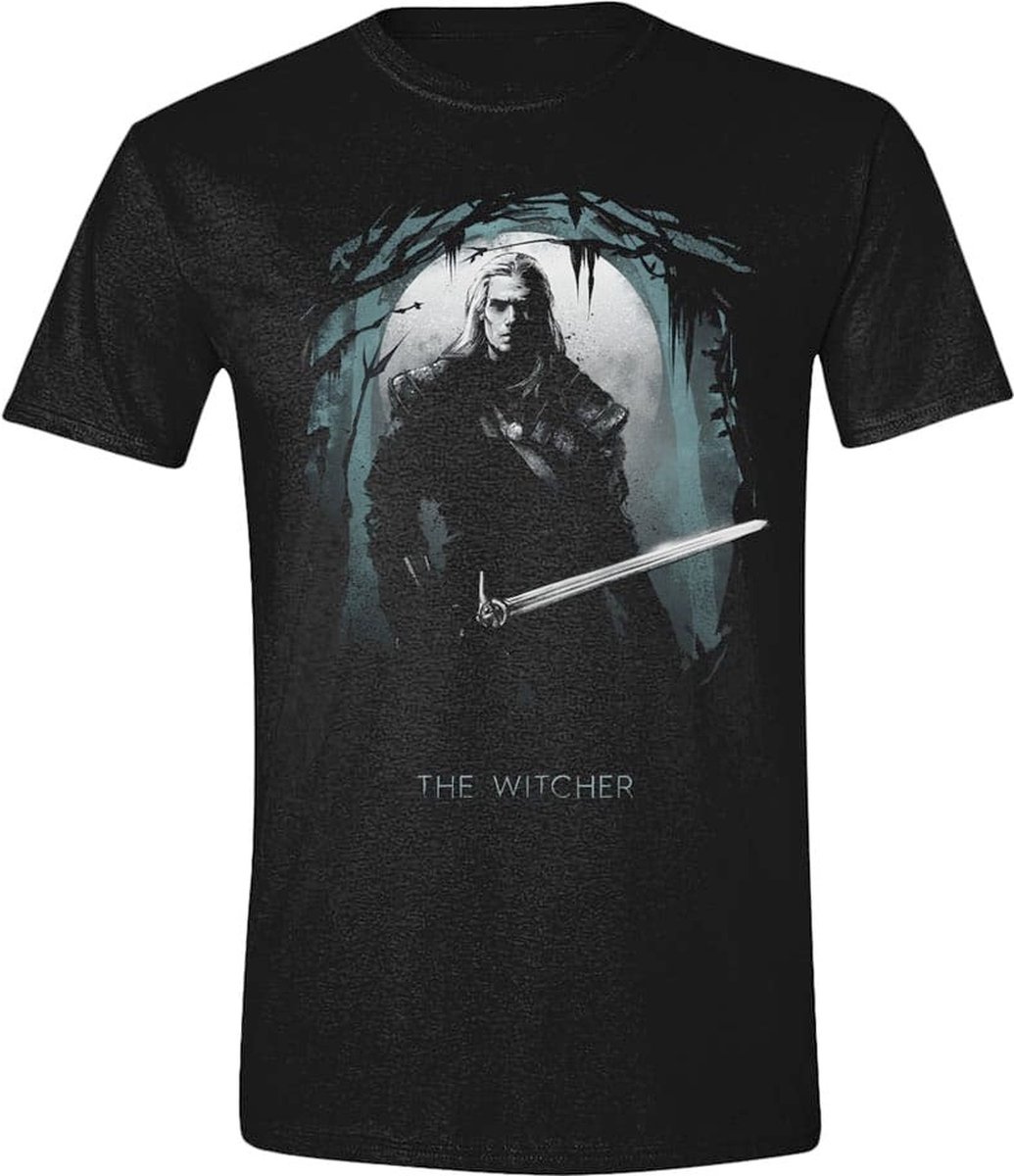 PCMerch The Witcher - Geralt Of The Night Heren T-shirt - M - Zwart