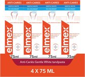 Elmex Anti-Cariës Whitening Tandpasta 4 x 75ml - Voordeelverpakking