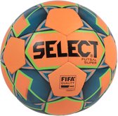 Select Futsal Super Voetbal - Oranje / Fluo Groen | Maat: UNI