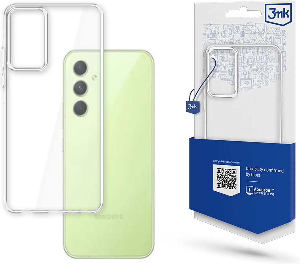 3mk - Samsung Galaxy A34 5g - Armor Case - Stevige Hoes voor Optimale Bescherming - Hoesje - Transparant - Schockbestendig - Extra stevig