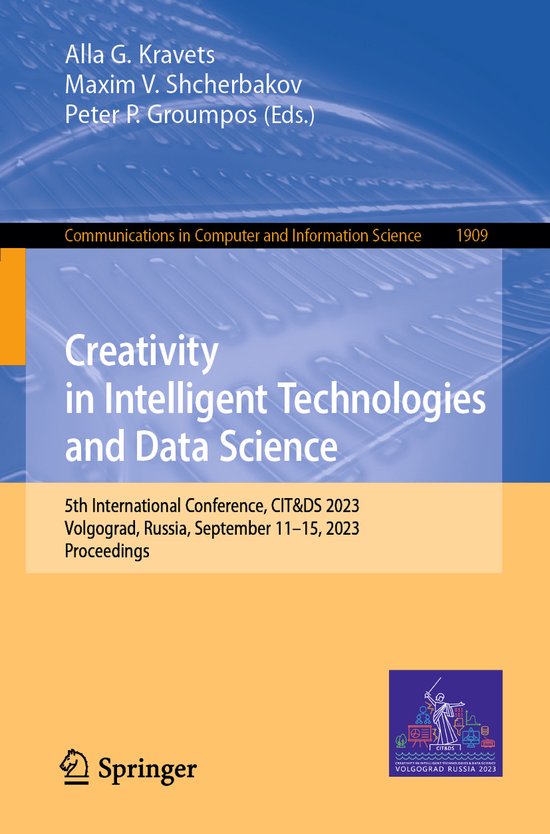 Communications in Computer and Information Science1909- Crea ... - cover