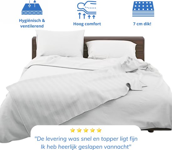 Maan matras® Topper - topper 120x200 - Topdekmatras - Matrashoes