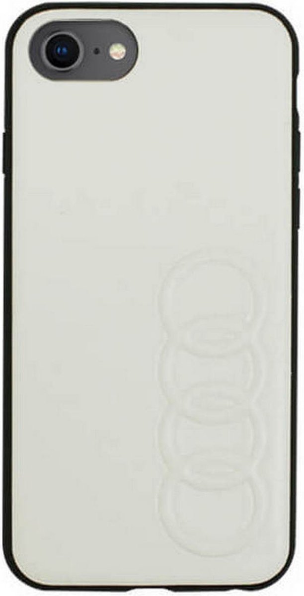 Audi Genuine Leather Back Case - Geschikt voor Apple iPhone 7/8/SE2020/SE2022 (4.7