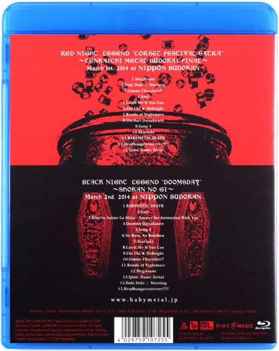 10 BABYMETAL BUDOKAN -THE ONE COMPLETE EDITION- (THE ONE限定版