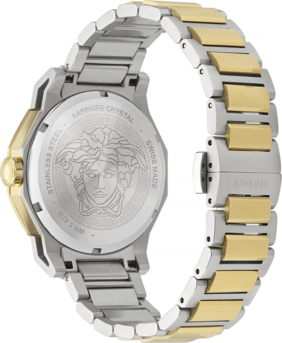 Versace Medusa Deco VE7B00323 Horloge - Staal - Multi - Ø 38 mm