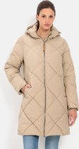 camel active Gewatteerde jas van gerecycled polyester - Maat womenswear-36 - Beige