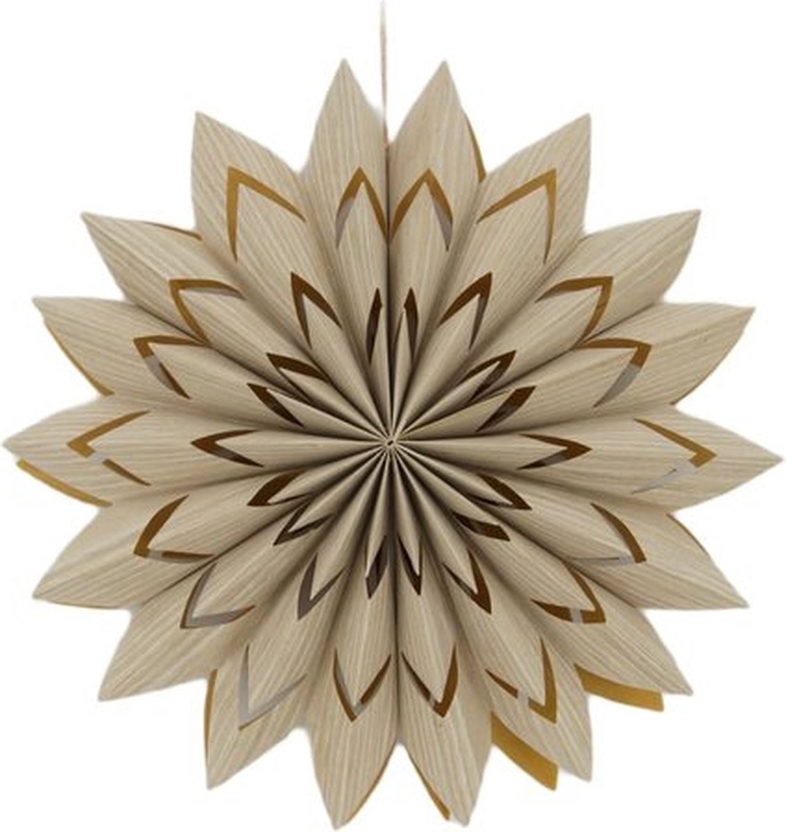 DKNC Kerstster 'Paper Beige' | 40cm