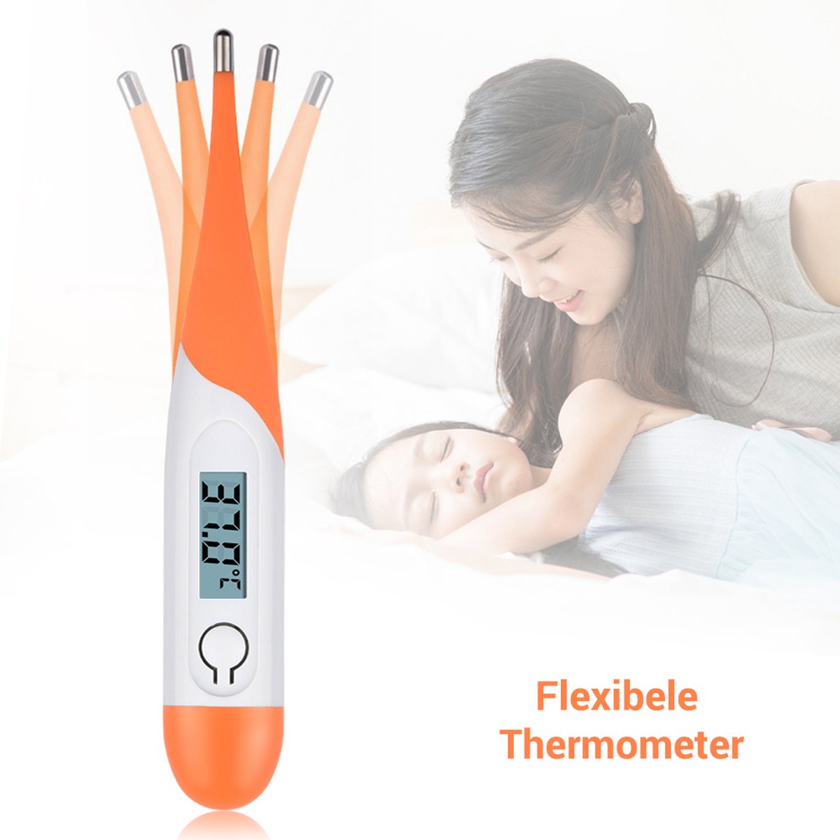 Premium Commerce® - Thermometer Baby - Lichaam - Koorts - Koortsthermometer voor volwassenen - Oranje - Incl. opbergcase! — cadeau in Cadeau-ideeën - foto 7