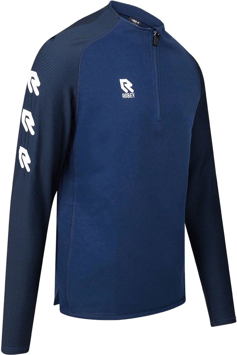 Robey Performance Ziptop Kinderen - Marine / Zwart | Maat: 116