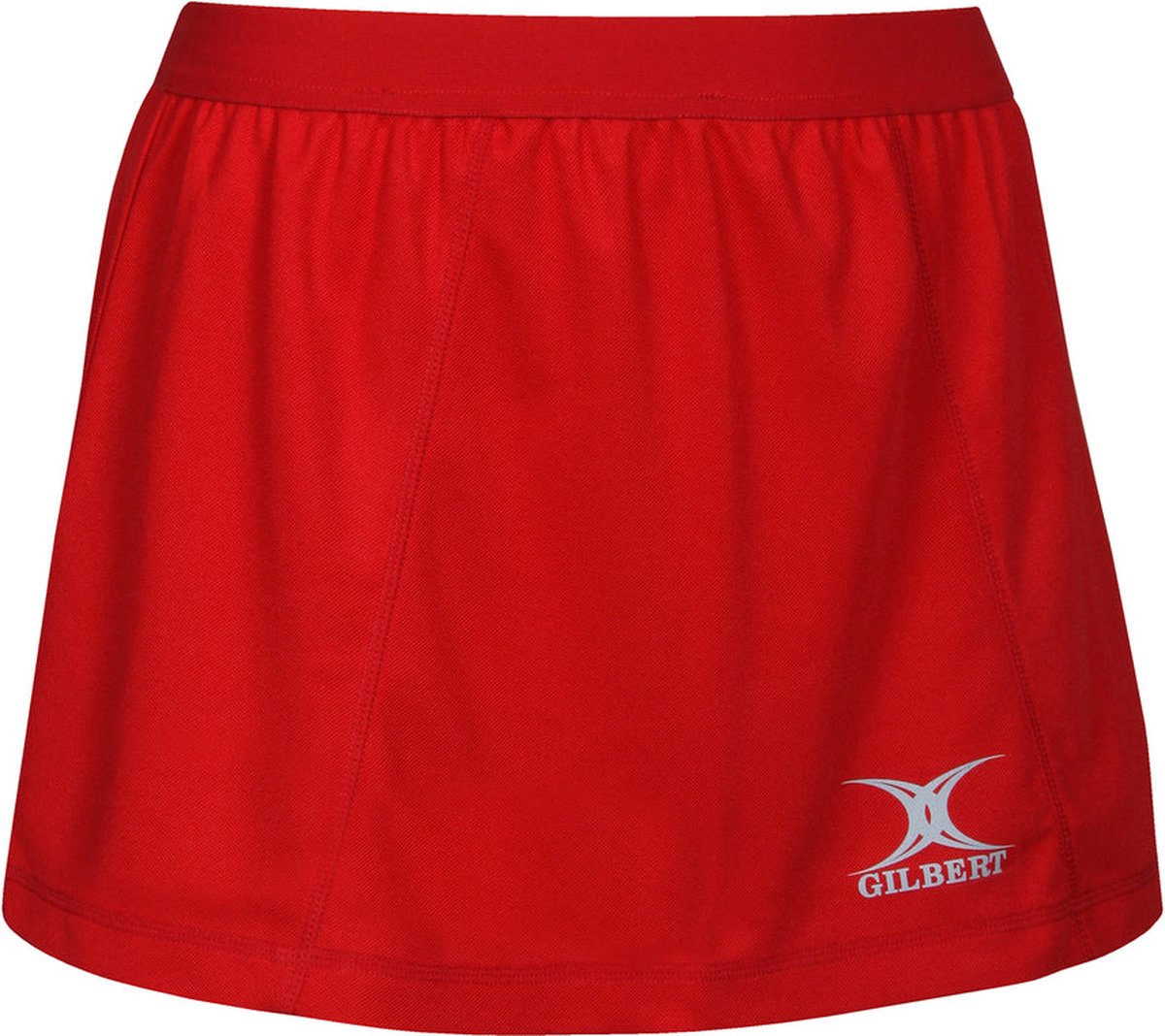 Gilbert Netball Blaze Skirt Wmn - W 10 - Rood