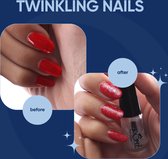 Herome Twinkling Nails Set - Glitter nagellak - feestelijke nagels met een subtiele glitterlak - Cadeau - Nail art stickers - Nagellak stickers
