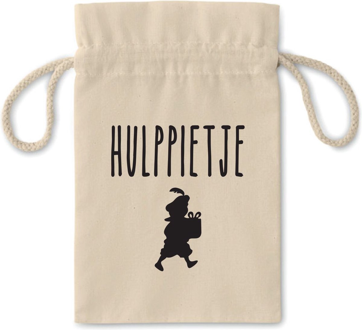 Pepernotenzakje Hulppietje - ecru - piet