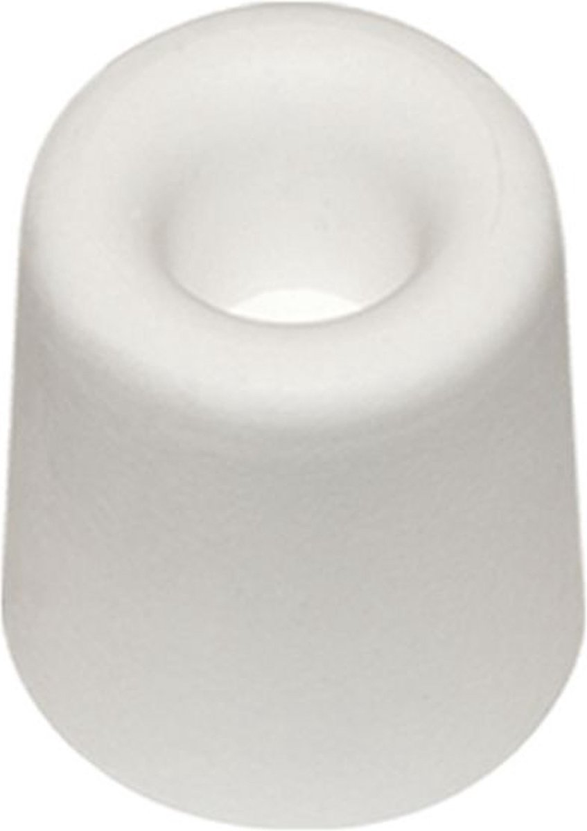 Deurbuffer wit rubber 35x30mm