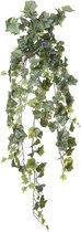 Louis Maes kunstplant met blaadjes hangplant Klimop/hedera - groen - 105 cm - Klimplanten