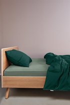 Beddinghouse Jersey Split-topper Split hoeslaken - Lits-jumeaux - 160x200/220 cm - Green