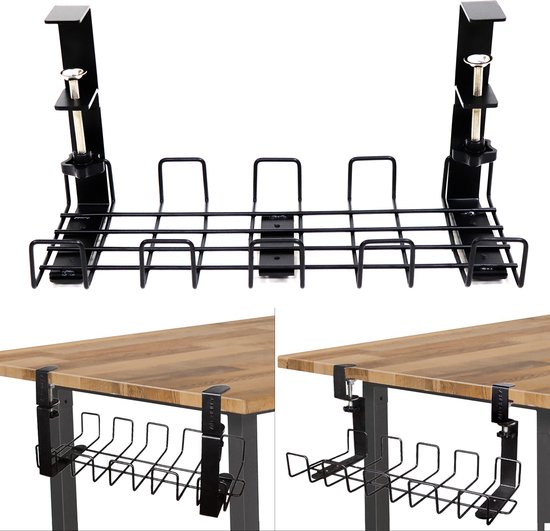 Faseras Kabel Management Set Kabelgoot Bureau Klemmen Cable