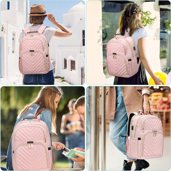 zwarte rugzak met roze strik roze dames rugzakken laptop rugzak schoolrugzak licht en casual voor tienermeisjes school reizen werk universiteit benodigd