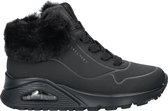 Skechers Uno Sneakers Hoog - zwart - Maat 34