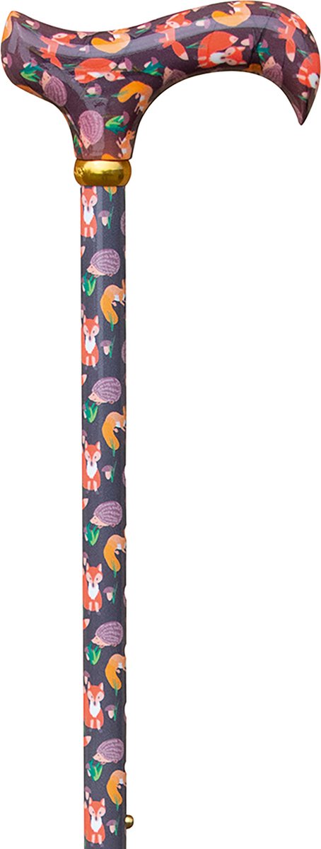 Classic Canes Verstelbare wandelstok - Boswezens - Verstelbaar - Lengte 73 - 95 cm - Aluminium - Derby handvat - Gewicht 265 gram - Diameter wandelstok 16 mm - Voor heren en dames - Wandelstokken - Wandelstok verstelbaar - Uitschuifbare wandelstok