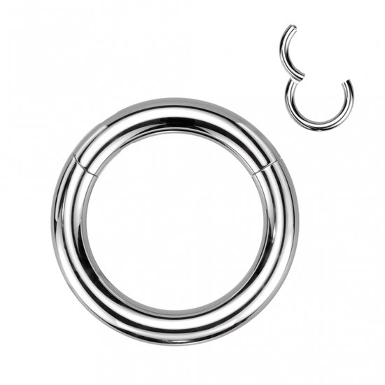Clicky Rings Number Clicker ring titanium (Big sizes) - LMPiercings | bol