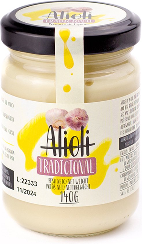 Foto: Aioli 8 knoflook 2 x 140 gram uit spanje spaanse saus