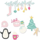 Sizzix • Thinlits Snijmallen Christmas Joy
