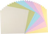 Florence Sticker Cardstock Papier Glad 30,5x30,5cm Pastel 24stuks
