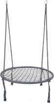 Modern Home weerbestendige kraaiennest schommelstoel - Tot 150 kg draagvermogen - Nestschommel - Voor binnen en buiten - Grijs