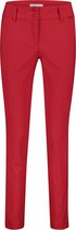 Pantalon boutonné rouge SRB4122 Diana smart - Rouge