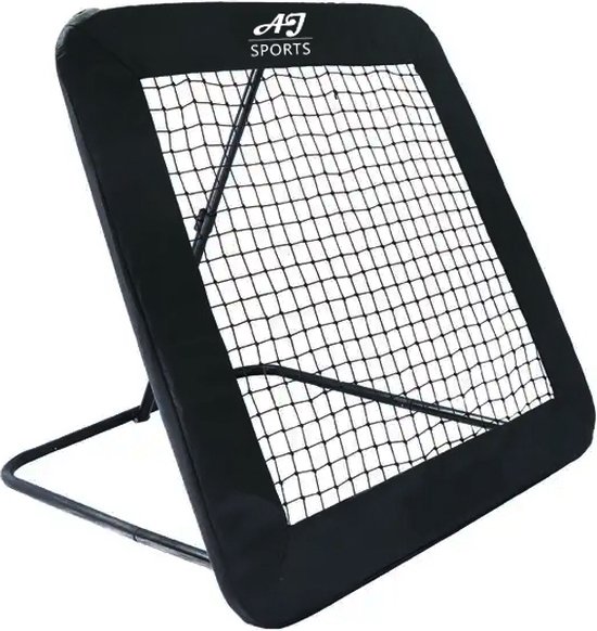 AJ-Sports Voetbal Rebounder 84x84cm - Rebounder Voetbal - Verstelbaar - Inclusief 4 grondhaken - Voetbal Bouncer - Voetbal - Voetbal trainingsmateriaal