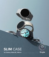 Ringke Slim Case (2-Pack) Convient pour Samsung Galaxy Watch 6 44MM - Bumper Case - Léger - Transparent Zwart
