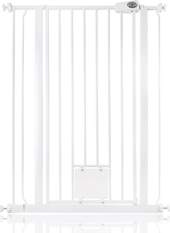 Barrière De Sécurité Extra-Haute Q-Fix Venture Pour Animaux Et Enfants - 75-84 Cm Largeur, 110 Cm Hauteur